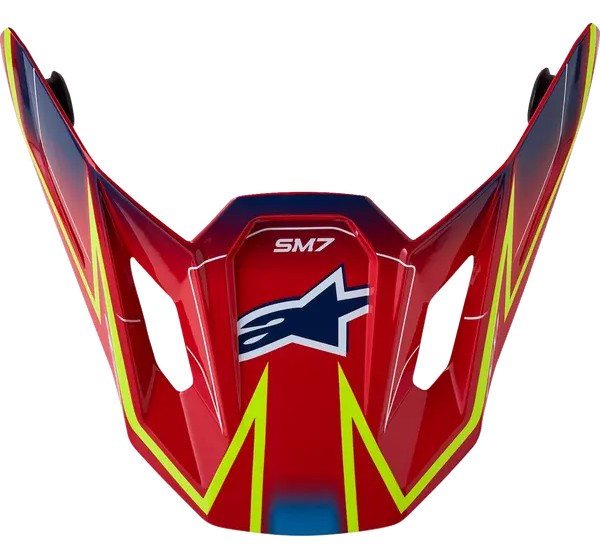 ALPINESTARS(MX) Ersatzteile - VISOR S-M7 CAST RD/YL/BL