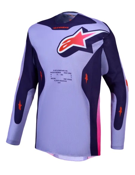 ALPINESTARS Jerseys - JERSEY RACER AIR HUNT VIO/PUR/