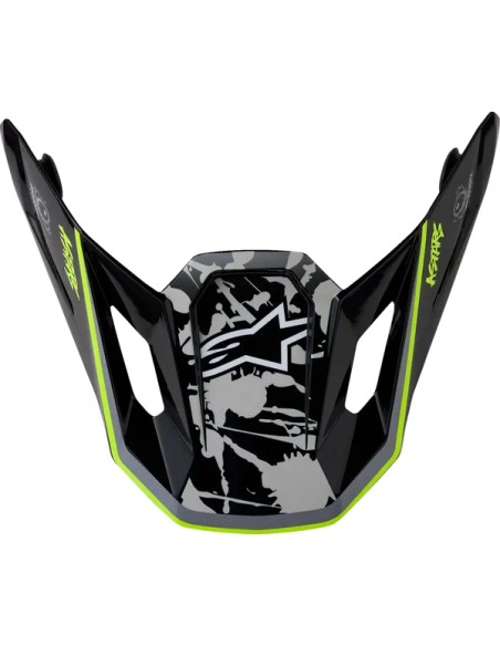 ALPINESTARS(MX) Ersatzteile - VISOR S-M7 BLASTER BK/GY/YL