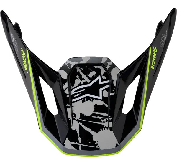 ALPINESTARS(MX) Ersatzteile - VISOR S-M7 BLASTER BK/GY/YL