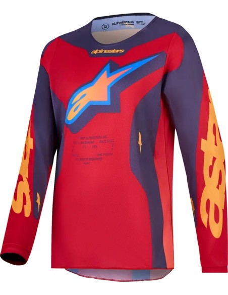 ALPINESTARS Jerseys - JERSEY YTH FLUID HUNT RED/CORA