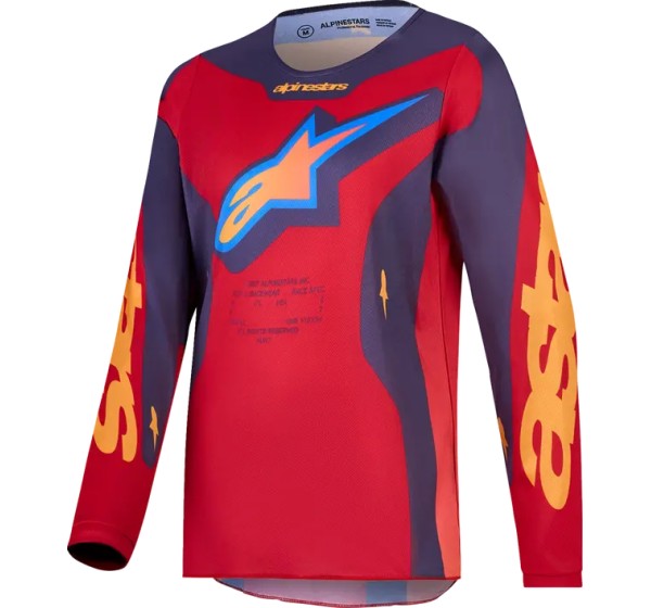 ALPINESTARS Jerseys - JERSEY YTH FLUID HUNT RED/CORA