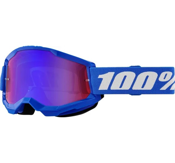 100% Motorradbrillen - GOGGLE ST2 BLUE MR RD/BL