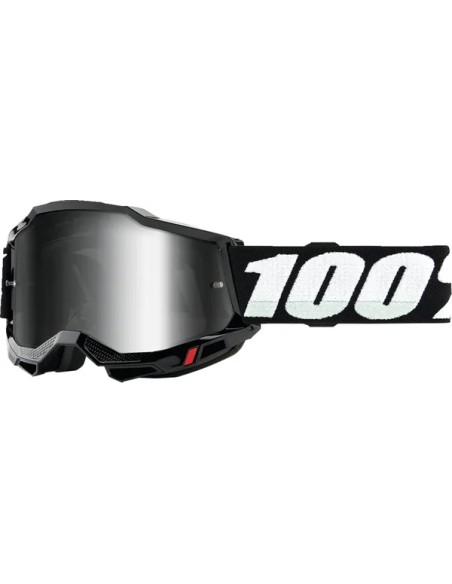 100% Motorradbrillen - GOG AC2 JR BLACK MIR SIL