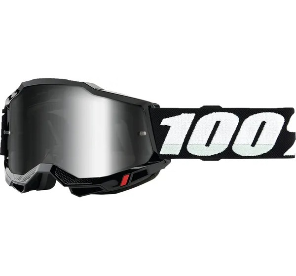 100% Motorradbrillen - GOG AC2 JR BLACK MIR SIL