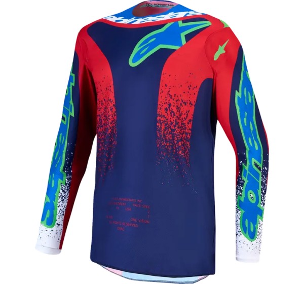 ALPINESTARS(MX) Jerseys - JERSEY YTH FLUID DRAG BL/NV/RD