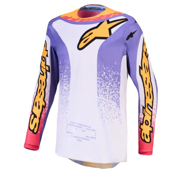 ALPINESTARS Jerseys - JERSEY FLUID DRAG LIL/BLU/GLD