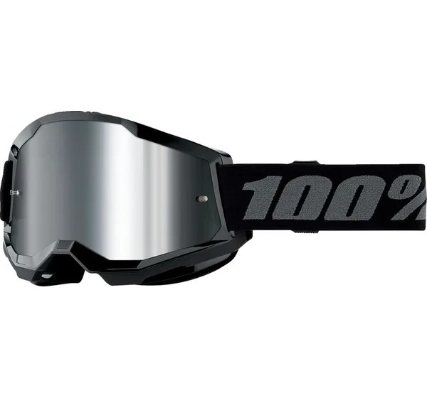 100% Motorradbrillen - GOGGLE STRATA 2 JNR BLACK MIR