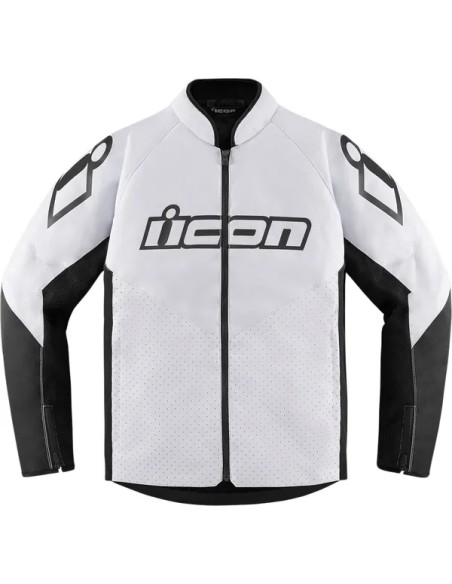 ICON Jacken - JACKET HOOLIGAN CE WHITE 3X