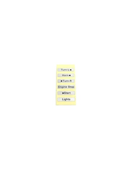 DAYTONA Montagematerial & Zubehör - SWITCH HOUSING DECALS 10PCS/BA