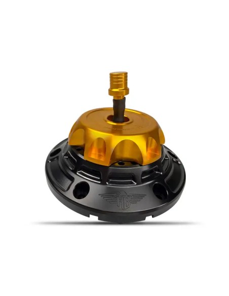 HEINZ BIKES Tankdeckel - GAS CAP - FLT 24-UP - BLACK/GO