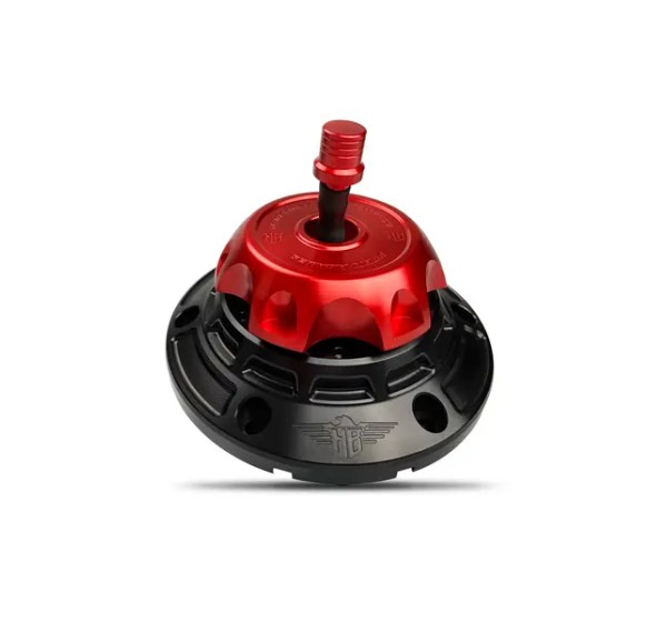 HEINZ BIKES Tankdeckel - GAS CAP - FLT 24-UP - BLACK/RE