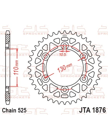 JT SPROCKETS Ritzel & Kettenräder - Detailansicht