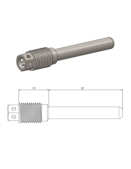 MOTO-MASTER Montagematerial & Zubehör - BRAKE PAD PIN DRILLED KWSKI SZ