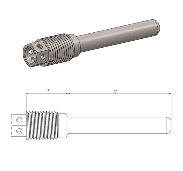MOTO-MASTER Montagematerial & Zubehör - BRAKE PAD PIN DRILLED KWSKI SZ