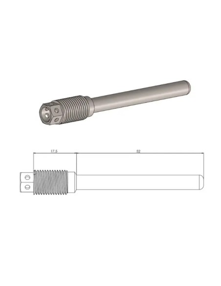 MOTO-MASTER Montagematerial & Zubehör - BRAKE PAD PIN DRILLED KWSKI SZ