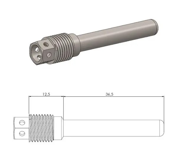 MOTO-MASTER Montagematerial & Zubehör - BRAKE PAD PIN DRILLED KWASAKI
