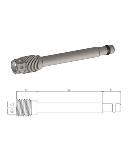 MOTO-MASTER Montagematerial & Zubehör - BRAKE PAD PIN DRILLED HONDA