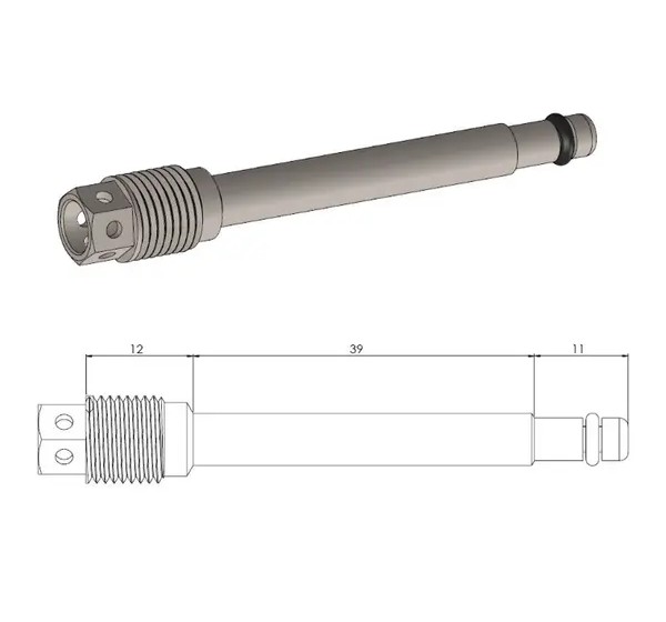MOTO-MASTER Montagematerial & Zubehör - BRAKE PAD PIN DRILLED HONDA