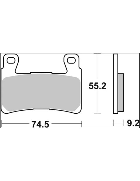 BREMBO Bremsbeläge & Bremsbacken - Detailansicht