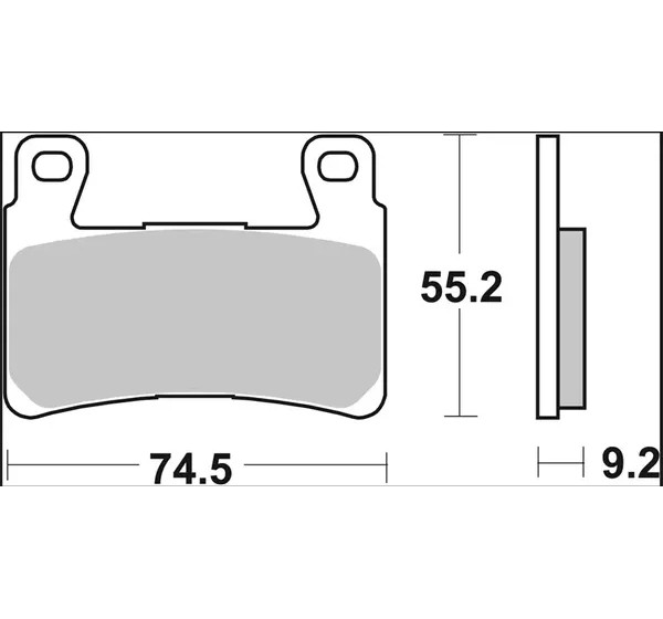 BREMBO Bremsbeläge & Bremsbacken - Detailansicht