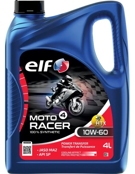 ELF Öl- und Schmierstoffe - OIL MOTO 4 RACER 10W-60 SYN 4L