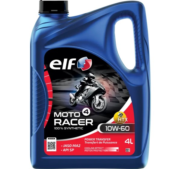 ELF Öl- und Schmierstoffe - OIL MOTO 4 RACER 10W-60 SYN 4L