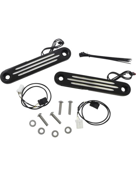 CUSTOM DYNAMICS Zusatzbeleuchtung für Harley Davidson FLHTC 1584 2007-2011
