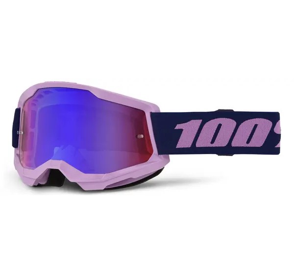 100% Motorradbrillen - GOGGLE STRATA 2 PURPLE - RED/B