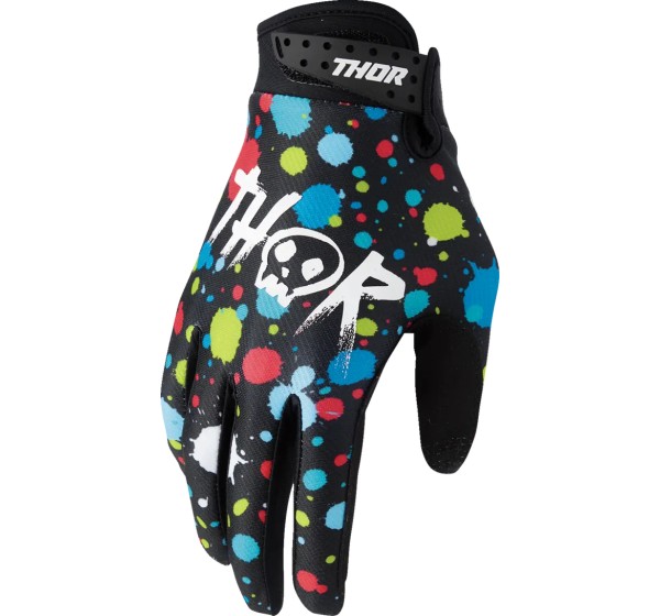 THOR Offroad - GLOVES YTH LAUNCHMODE SPLAT BL