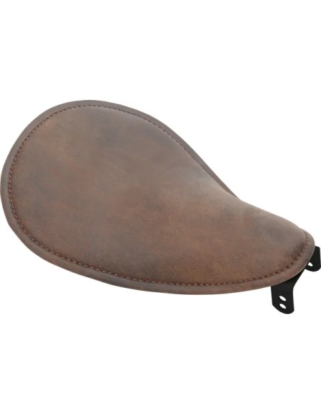 DRAG SPECIALTIES Sitzbänke - SEAT SOLO SMOOTH DISTRESSED BR