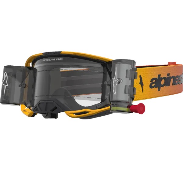 ALPINESTARS Motorradbrillen - GOGGLE VISION 8 AMBER ROLL OFF