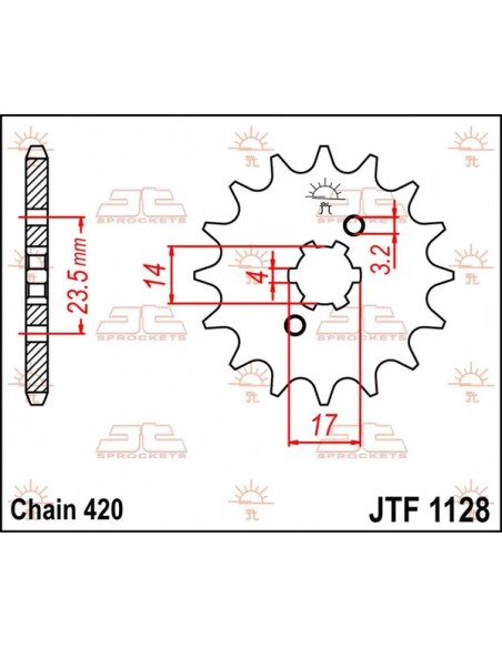 JT SPROCKETS Ritzel & Kettenräder - Detailansicht