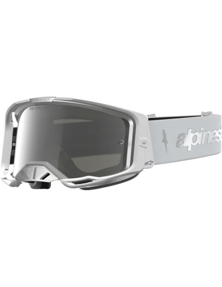 ALPINESTARS Motorradbrillen - GOGGLE VISION 8 AMBER WHT SILV
