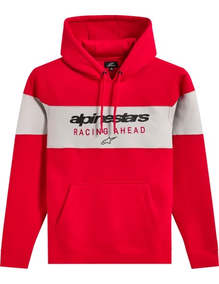 ALPINESTARS Hoodies, Sweatshirts & Jacken - HOODIE PO CUBIC RED/CEMENT 2XL