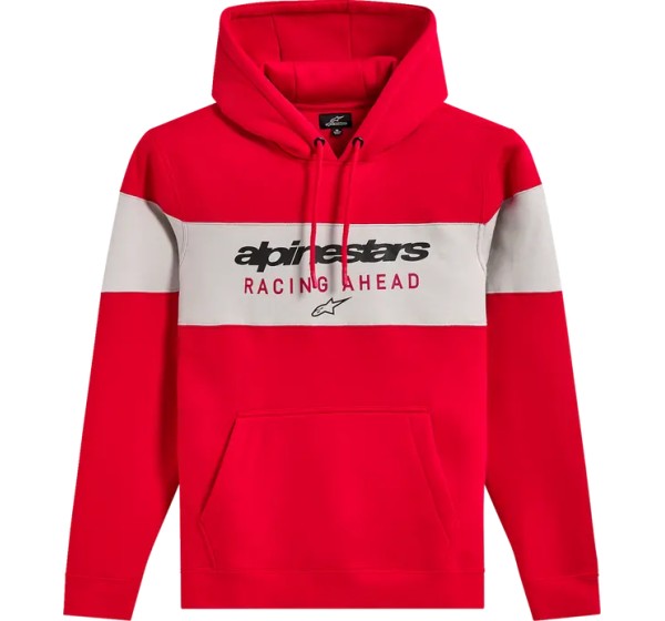 ALPINESTARS Hoodies, Sweatshirts & Jacken - HOODIE PO CUBIC RED/CEMENT 2XL