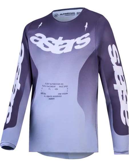 ALPINESTARS Jerseys - JERSEY YTH FLUID AMBER GRY/LIL