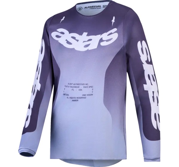 ALPINESTARS Jerseys - JERSEY YTH FLUID AMBER GRY/LIL