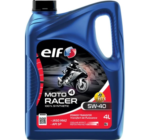 ELF Öl- und Schmierstoffe - OIL MOTO 4 RACER 5W-40 SYN 4L