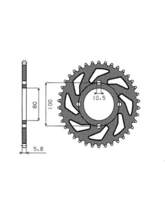 Stahl-Kettenräder als OEM-Ersatz