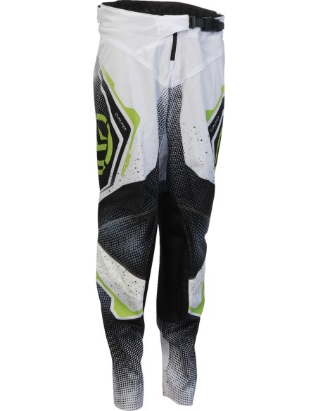 MOOSE OFFROAD SOFT-GOODS Hosen - PANT YTH QUALIFIER WHITE/BLACK