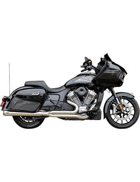 S&ampS CYCLE Komplettanlagen - Exhaust Qualifier 2:1 Brushd S