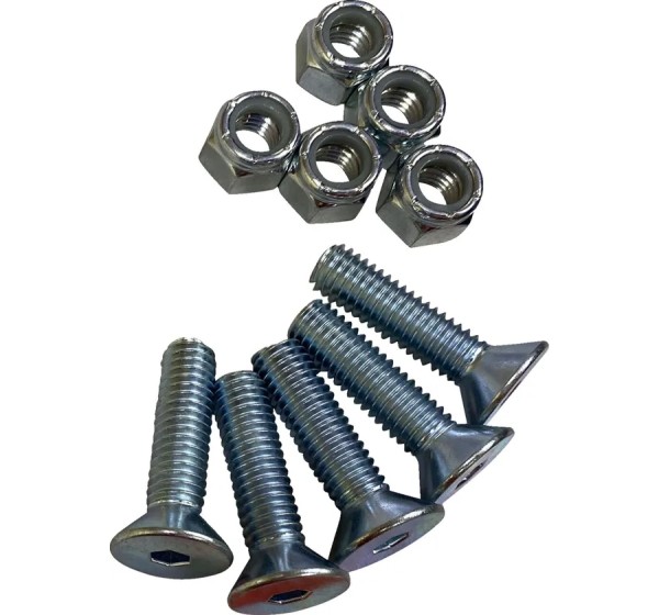 DRAG SPECIALTIES Montagematerial & Zubehör - SCREWS RTR 3/8-16CS W/NUT