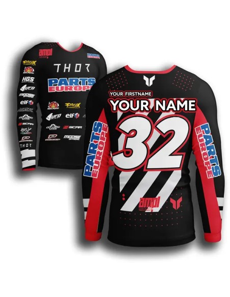 THOR Jerseys - JERSEY LAUNCHMODE FUTURA BLK/R