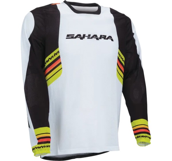 MOOSE OFFROAD Jerseys - JERSEY SAHARA WHITE/BLACK 3XL