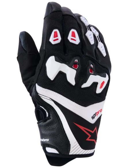 ALPINESTARS Straße - GLOVE SP-R PRO BLACK/WHITE/RED