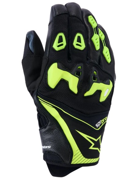 ALPINESTARS Straße - GLOVE SP-R PRO BLACK/YELLOW FL