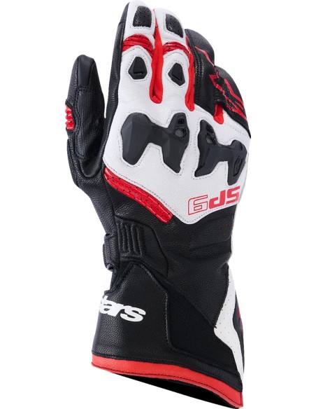 ALPINESTARS Straße - GLOVE SP-9 BLACK/WHITE/RED 3XL