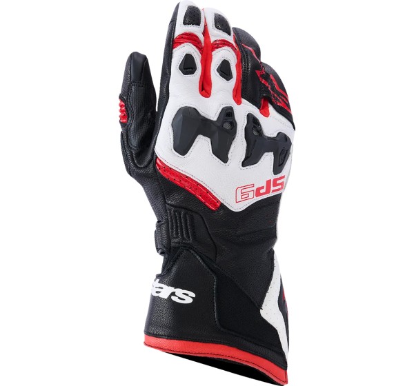 ALPINESTARS Straße - GLOVE SP-9 BLACK/WHITE/RED 3XL