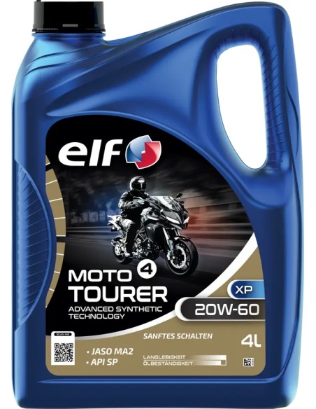 ELF Öl- und Schmierstoffe - OIL MOTO 4 TOURER XP 20W-60 DE